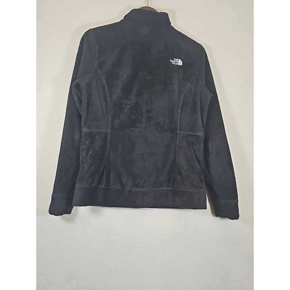 The North Face Womens Full Zip‎  Fleece Black Jacket Size M